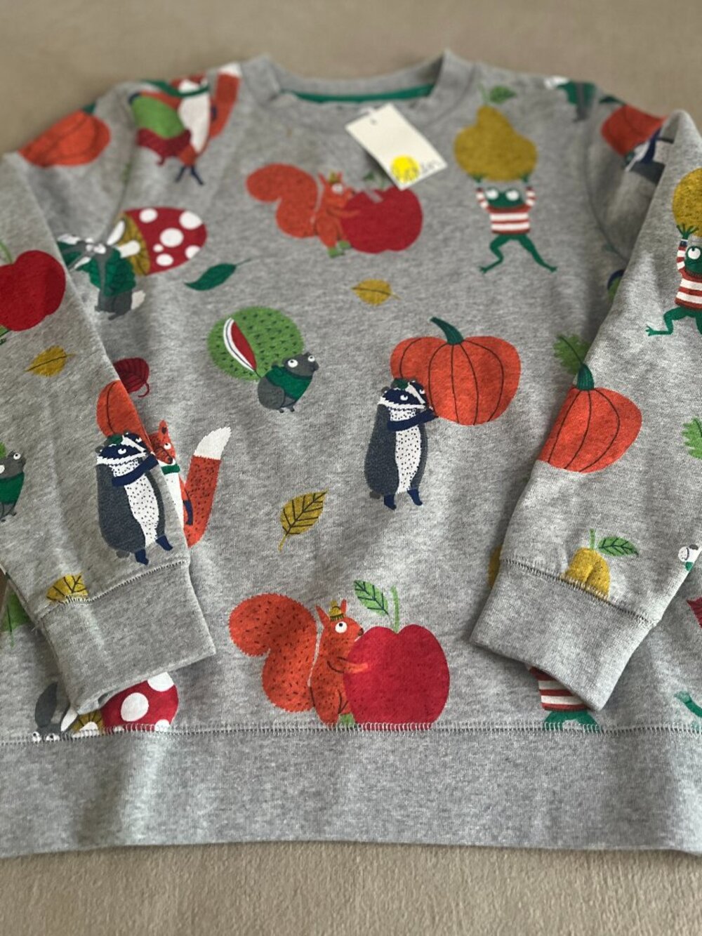 Mini Boden Boys Multicolor Sweater Long Sleeves Size 8-9 Years 134 sm. NWT